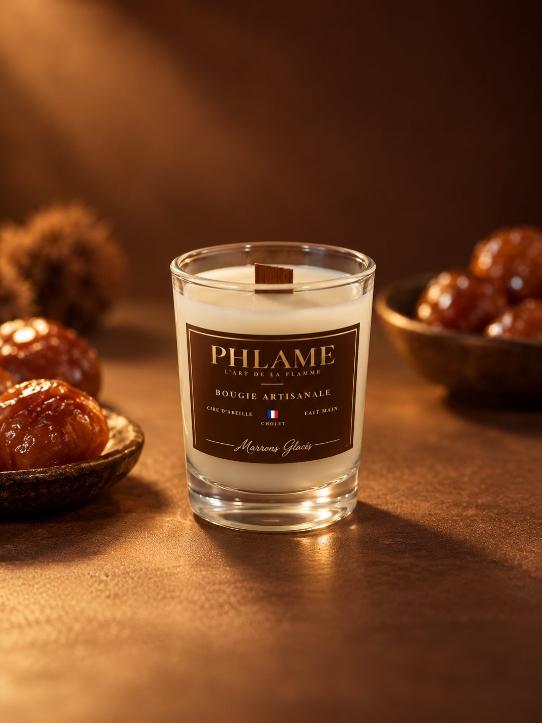 Bougie parfumée — Marrons glacés