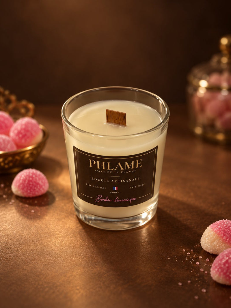 Bougie parfumée Bonbon démoniaque PHLAME, contenance 75 g, vue 1