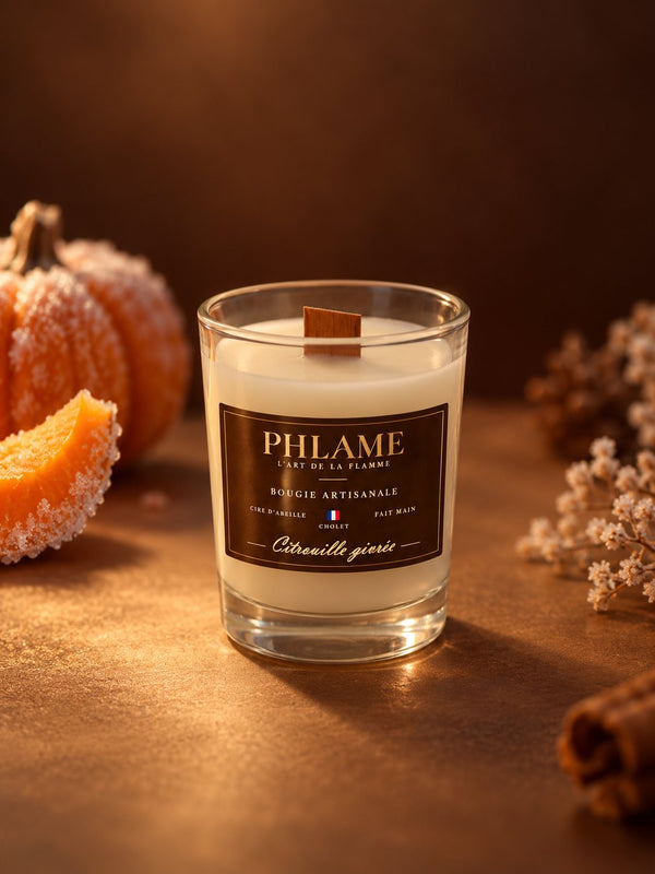 Bougie parfumée — Citrouille givrée — PHLAME