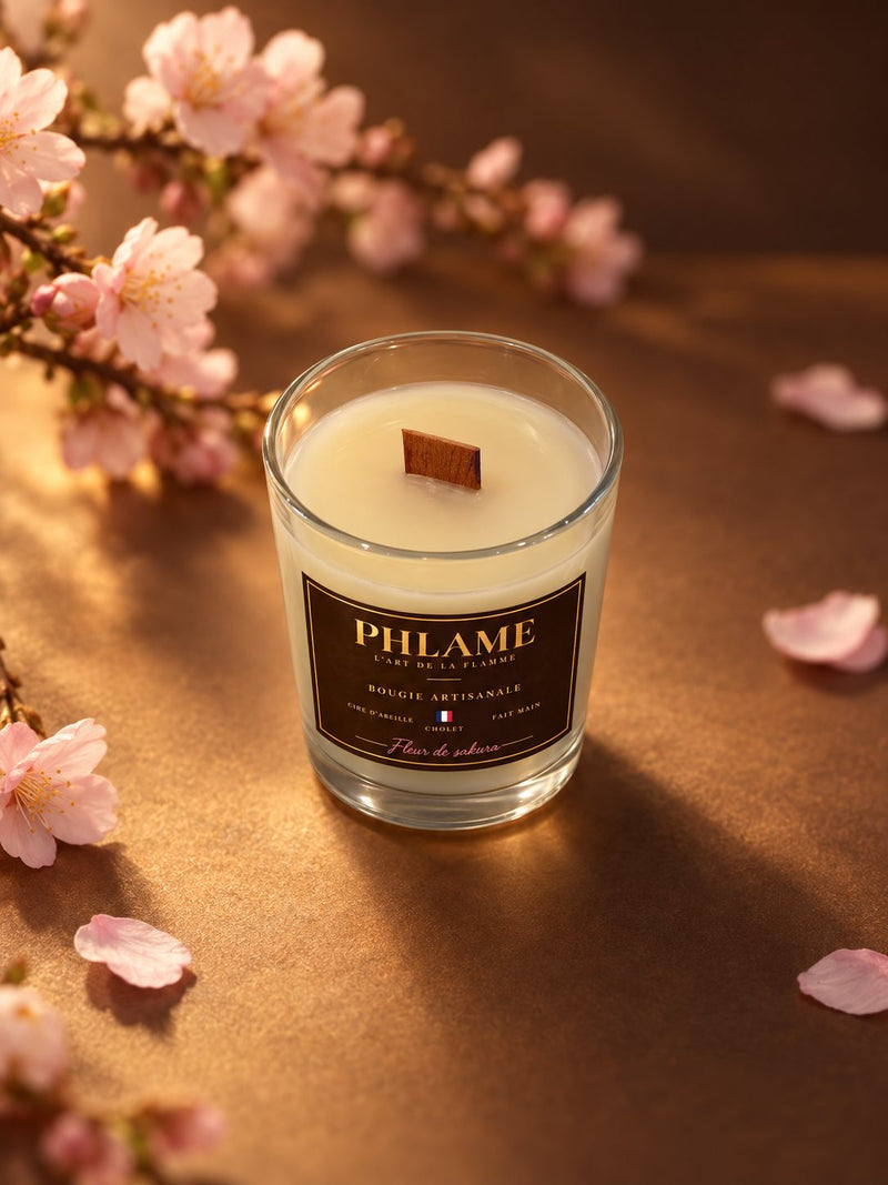 Bougie parfumée Fleur de sakura PHLAME, contenance 75 g, vue 1