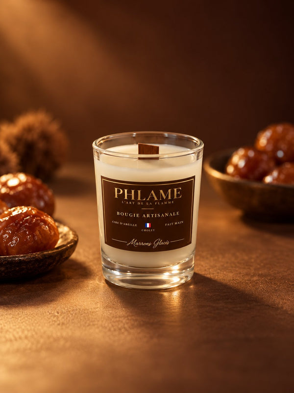 Bougie parfumée — Marrons glacés — PHLAME